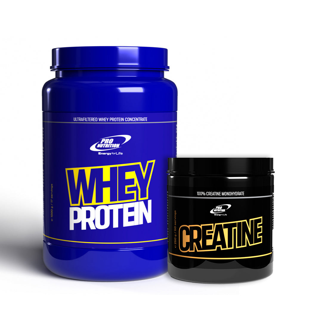 Pack Ganho de Músculo - Whey Protein + Creatina